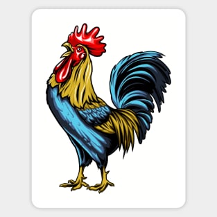 Rooster Body illustration Magnet